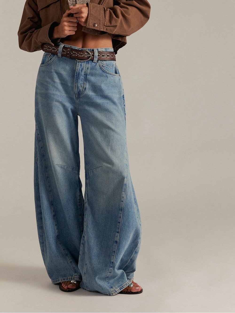 Free People We The Free Eden High Slouchy Flare Jeans